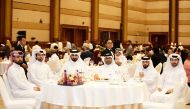 Qatar Rail staff during the Iftar event.