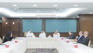 Qatar Chamber's Education Committee officials during the meeting held recently.