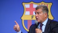 File photo of Barca president Joan Laporta 