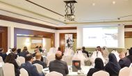 Officials at the QNB and Mastercard commercial cards forum.