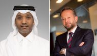 Dukhan Bank Acting Group Chief Executive Officer Ahmed Hashem (left) and Chaouki Daher, GM-Head of Private Banking