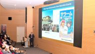 A presentation during the Demo Day.