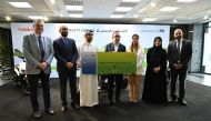 AAB and Talabat officials during the partnership event.