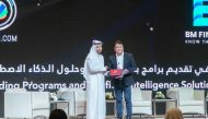 Prof. Dr. Khalid Ibrahim Al-Sulaiti, the vice-chairman of Bait Al-Mashura and Prof. M Nazri, Founder and Chairman of CEAI Global during MoU signing.