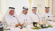 Al Attiyah Foundation officials during the roundtable event.