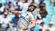 India's Umesh Yadav delivers a ball during play on day 4 of the ICC World Test Championship cricket final match between Australia and India at The Oval, in London, on June 10, 2023. (Photo by Glyn Kirk / AFP)