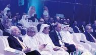 Chief Executive Officer of QFMA, Tamy bin Ahmed Al Binali (first right) with other officials during the meeting.