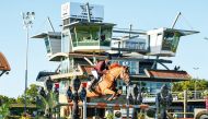 Rashid Towain Ali Al Marri rode Van Gallettana Z to victory  in the CSI1* Grand Prix, Against the clock with jump off (1.35m), while Ahmed Mohammed Al Badi came third with  Vegas Du Monteil in the CSI1* Grand Prix, Against the clock with jump off (1.15m) class.