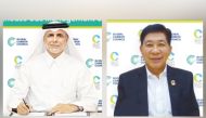Founding Chairman of Global Carbon Council, Dr. Yousef Alhorr (left) and Executive Director of Thailand’s Greenhouse Gas Management Organization, Kiatchai Maitriwong