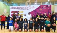 QBF President Mohammed Saad Al Mughaiseeb along with other officials poses for a group photo with players and representatives of participating teams.
