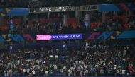 Arun Jaitley Stadium in New Delhi on October 15, 2023. (Photo by Money SHARMA / AFP)