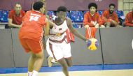Action during the opening day of the GCC 3X3 Basketball Championship.