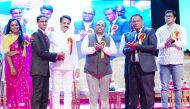 Officials and guests during 39th Annual Day celebration of the IIS.