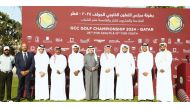 Team Qatar golfers and QGA officials pose for a group photo. 