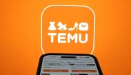 In this photo illustration, the Temu logo is displayed on a laptop on February 26, 2024 in San Anselmo, California. Photo Illustration by Justin Sullivan/Getty Images