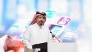 Senior Executive Vice President of Group Retail Banking at QNB, Adel Ali Al Malki addressing the gathering. 