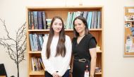 Sama Ayoub (left) and Dr. Ghizlane Bendriss