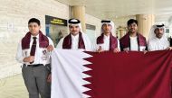 Students during their participation at the olympiad in Riyadh.
