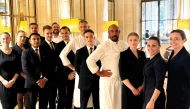 The Jiwan restaurant team at the Paris Olympics.