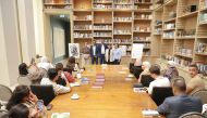 Participants and guests during the talk at Zulal Wellness Resort by Chiva-Som. 