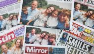 A photograph taken on September 10, 2024 shows the front pages of some of Britain's national newspapers, dominated by stories about Britain's Catherine, Princess of Wales following her announcement of having completed her course of chemotherapy following a shock cancer diagnosis earlier this year. Photo by BENJAMIN CREMEL / AFP