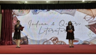 Students during the English Day celebrations.