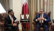 Ambassador of Qatar to Malaysia H E Salah bin Mohammed Al Sorour (right) during an interview with QNA. 
