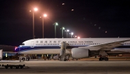 An Airbus A350-900 aircraft of China is parked at Shanghai Hongqiao International Airport in Shanghai, June 12, 2025. (Photo by Hector Retamal / AFP)