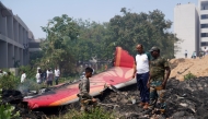 Aircraft debris at the crash site of Air India Ltd. flight AI171 in Ahmedabad, Gujarat, India, on Thursday, June 12, 2025. Credit: Siddharaj Solanki/Bloomberg