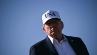 US President Donald Trump speaks to reporters before boarding Air Force One at Morristown Municipal Airport in Morristown, New Jersey, on July 6, 2025, en route to Washington after spending the weekend at his residence in Bedminster, New Jersey. (Photo by Brendan SMIALOWSKI / AFP)
