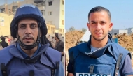 Mohammed Quraiqa (L) and Anas Al-Sharif. Pic from social media.