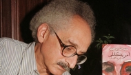 (Files) -- Egyptian novelist Sonallah Ibrahim signs his new novel 