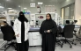 Founder and CEO of AlgaQ Hissa Al-Thani (right) and Chief Scientific Officer Huda Kazi.