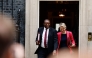 (FILES) Britain's Foreign Secretary David Lammy (L) and Britain's Home Secretary Yvette Cooper leave after attending a Cabinet meeting at 10 Downing Street in London on July 23, 2024. (Photo by BENJAMIN CREMEL / AFP)
