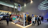 Delegates and exhibitors during the event.