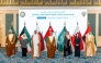 President of the General Tax Authority, Khalifa bin Jassim Al-Jaham Al Kuwari, with other officials during the meeting of Committee of Heads and Directors of Tax Administrations of the Gulf Cooperation Council.