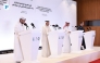 Officials addressing the press conference yesterday on the sidelines of the Emergency Arab-Islamic Summit. Pic: Rajan Vadakkemuriyil/The Peninsula