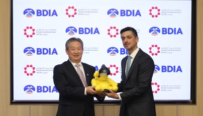 HIA and BDIA officials at the signing ceremony.