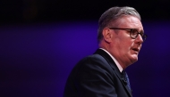 Britain's Prime Minister Keir Starmer delivers a speech during the 2025 Global Progress Action Summit in central London on September 26, 2025. Photo by HENRY NICHOLLS / AFP