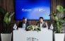 QFZ CEO, Sheikh Mohammed bin Hamad bin Faisal Al-Thani, and Bas Nederpelt, Chief Commercial Officer of Feadship during the signing ceremony.