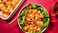Sheet Pan Gnocchi With Leeks, Cherry Tomatoes and Gouda. Laurin Bulbin/The Washington Post