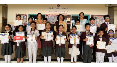 Medal winners with BPS teachers.