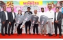 Safari Hypermarket officials with the winners of the promotion.