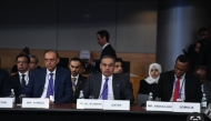 Minister of Finance, H E Ali bin Ahmed Al Kuwari during the meeting held in Washington DC, US.
