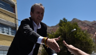 Bolivia's former president and presidential candidate for the Freedom and Democracy (Libre) alliance, Jorge 