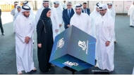 Minister of Municipality H E Abdullah bin Hamad bin Abdullah Al Attiyah inaugurating the QIFMCE and LEPEX conference at Doha Exhibition and Convention Centre yesterday.
