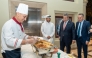 General Manager of Katara H E Professor Dr. Khalid bin Ibrahim Al-Sulaiti, Ambassador of Egypt H E Walid Fahmy Al-Faqi, and others at the tasting event. 