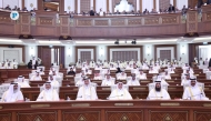 Shura Council members attending the session yesterday. Pic: Rajan Vadakkemuriyil/The Peninsula