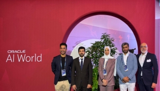 The delegation members attending the conference in the US