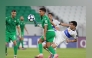 Action during the AFC Champions League Two Group B clash between Al Ahli and FK Arkadag at  Al Thumama Stadium yesterday. 